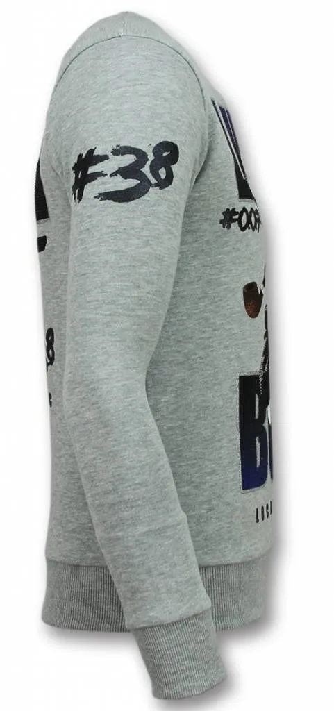 007 Pullover - James Bond Pullover Männer - Grau