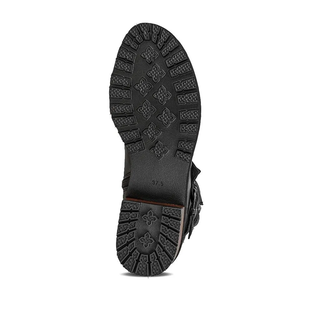 EVERYBODY Lagunaria ginger black Lederstiefelette 29671D3785
