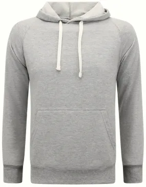 Hoodie Men - Einfarbiger klassischer Hoodie - Grau