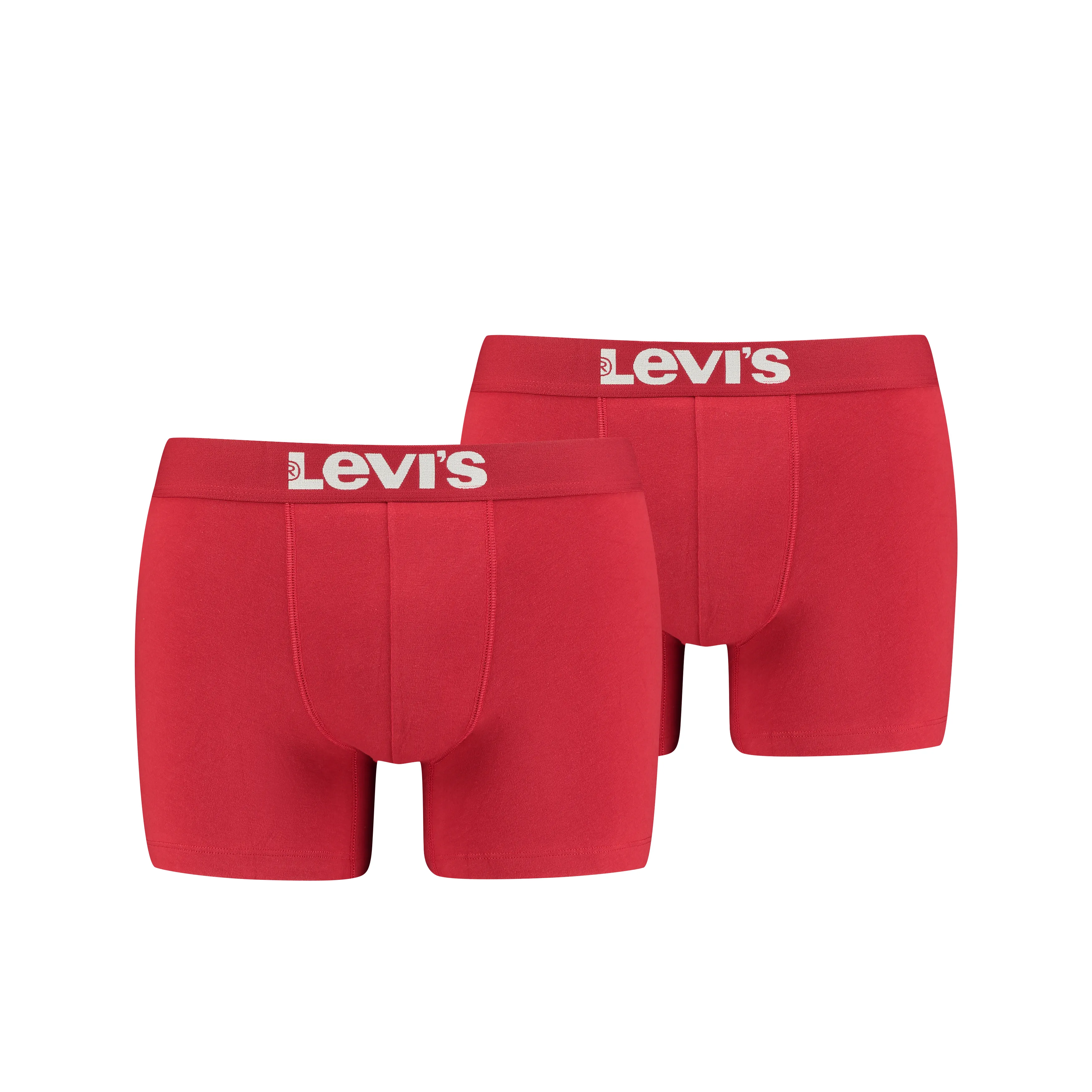 LEVIS MEN SOLID BASIC BOXER 2P
