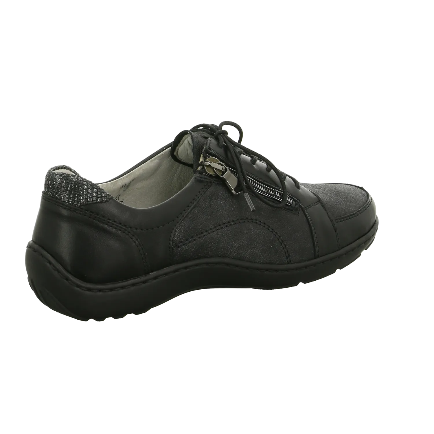 Lugina Comfort-Schnürschuh über 25mm schwarz