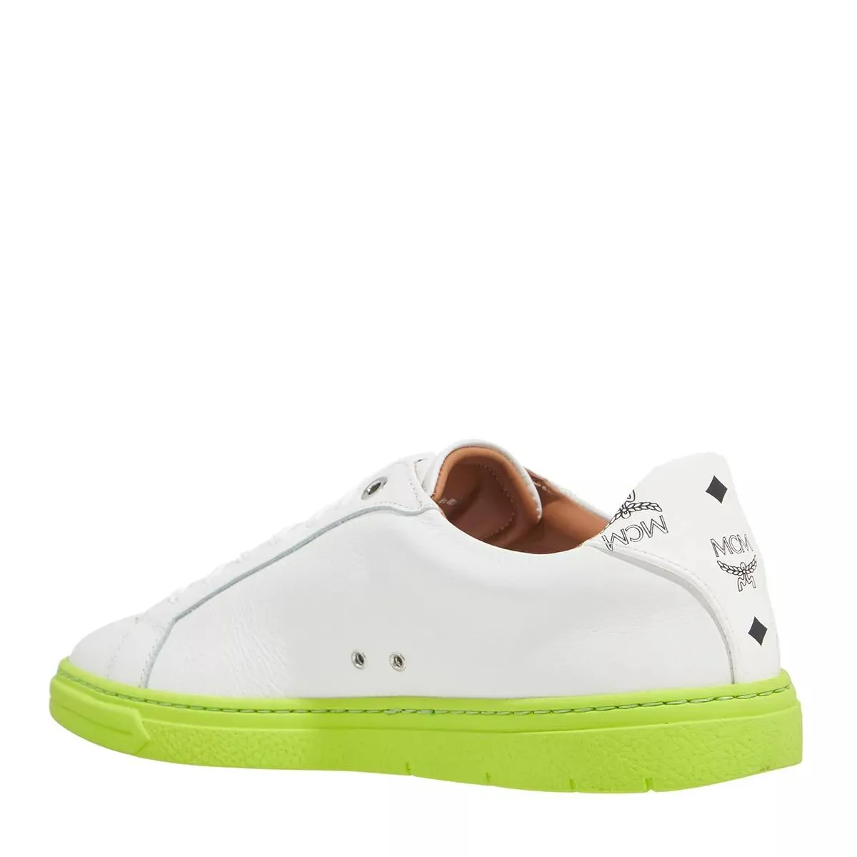   MCM  W Derby Ocean White  Low-Top Sneaker 