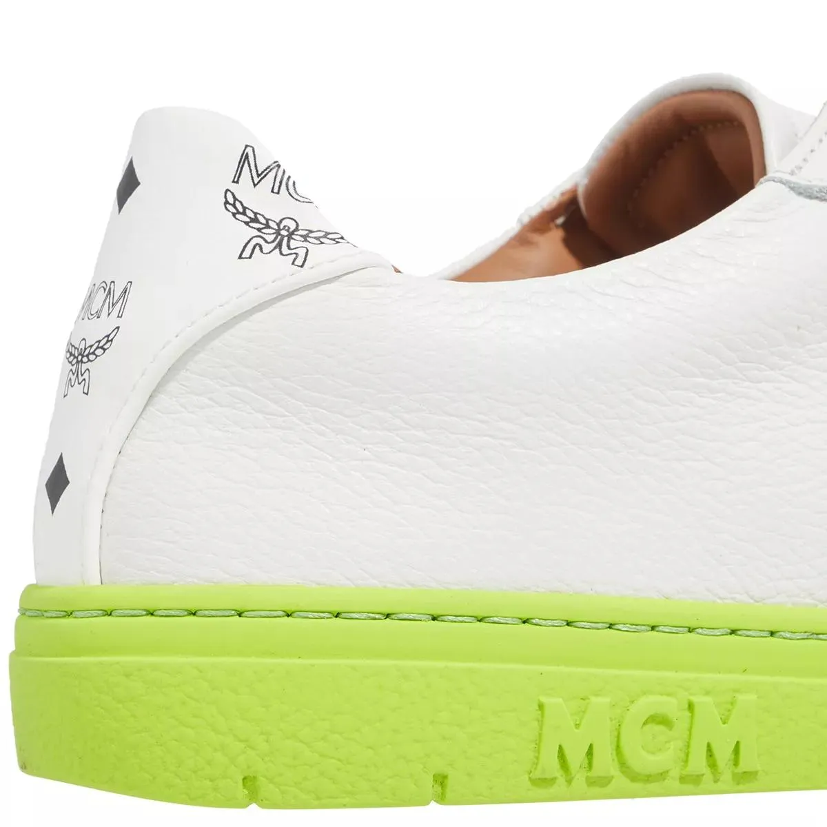   MCM  W Derby Ocean White  Low-Top Sneaker 