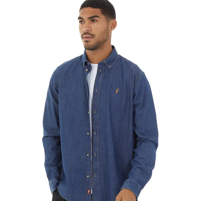 MCS Herren Hemd Denim