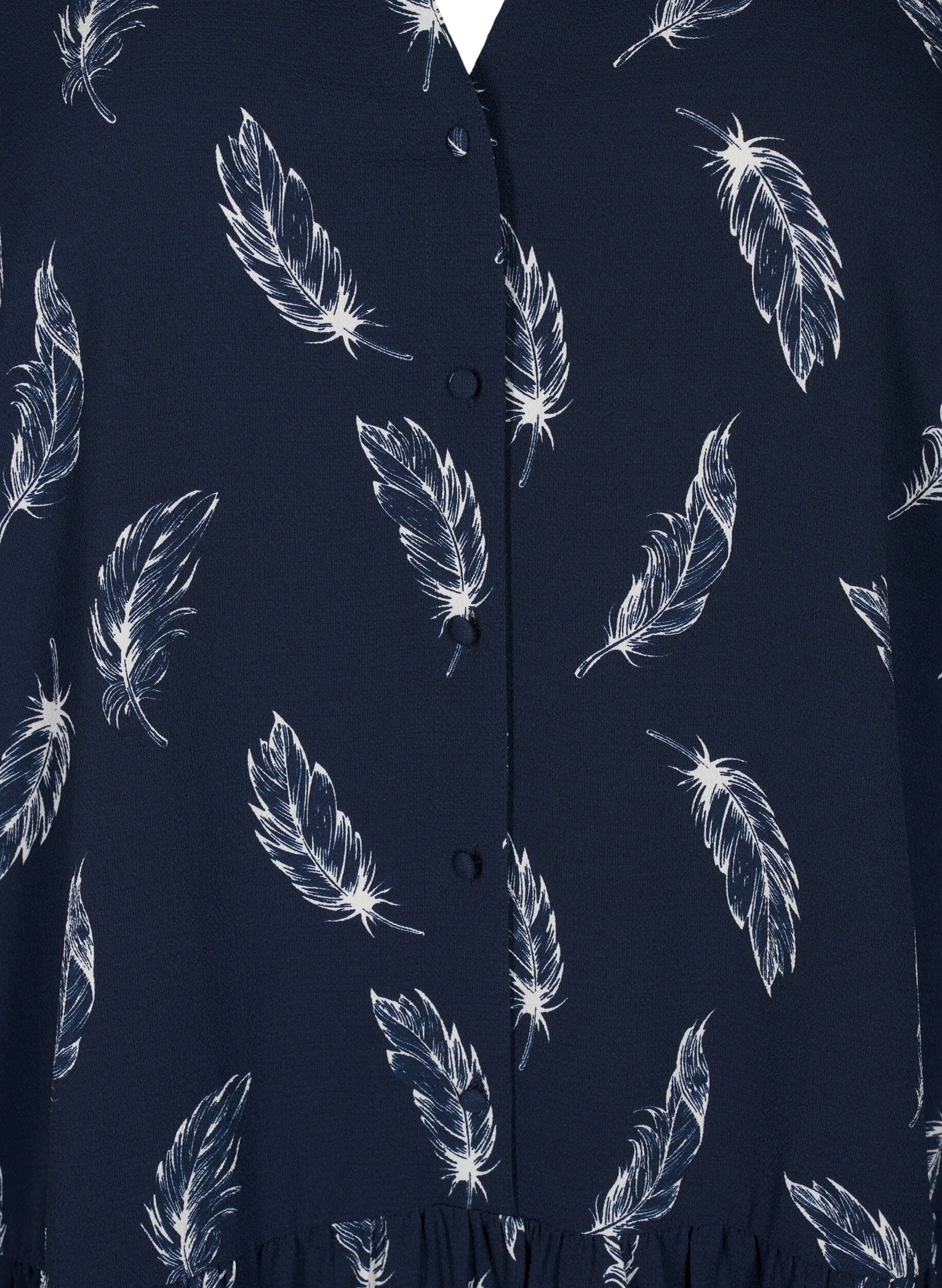 Midi-Kleid mit langen Ärmeln