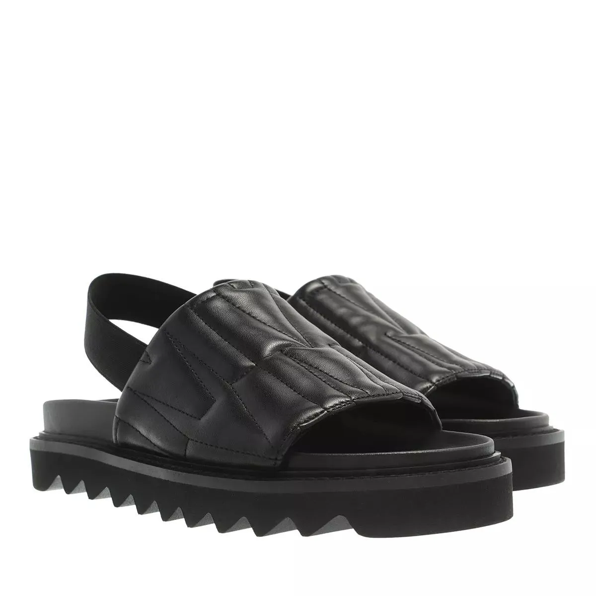   Moschino  San Lod Fussbett50 Nappa Nero  Sandale 
