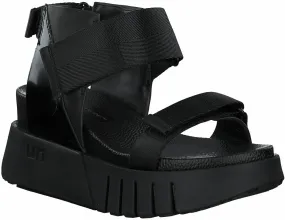 Plateau-Sandalen für Damen 184001907340 (Schwarz)