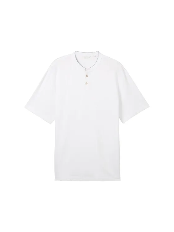 Plus Size - Poloshirt mit Stehkragen