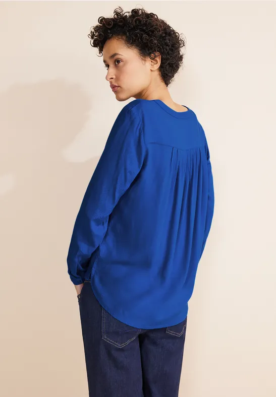 Street One Basic Bluse in Unifarbe  - Style BAMIKA