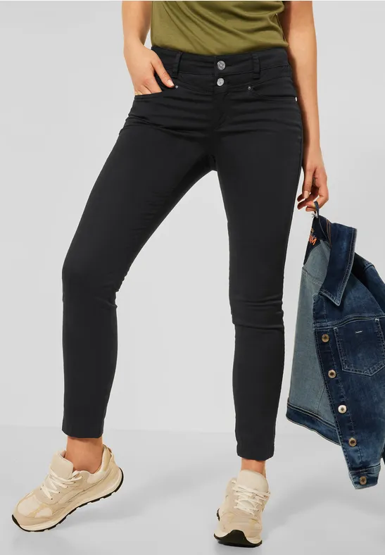 Street One Casual Fit Hose in Unifarbe  - Style YULIUS