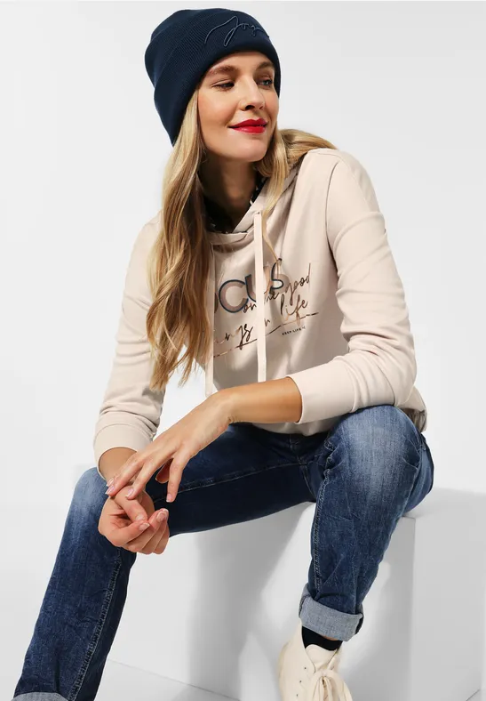 Street One Hoodie Shirt mit Frontprint 