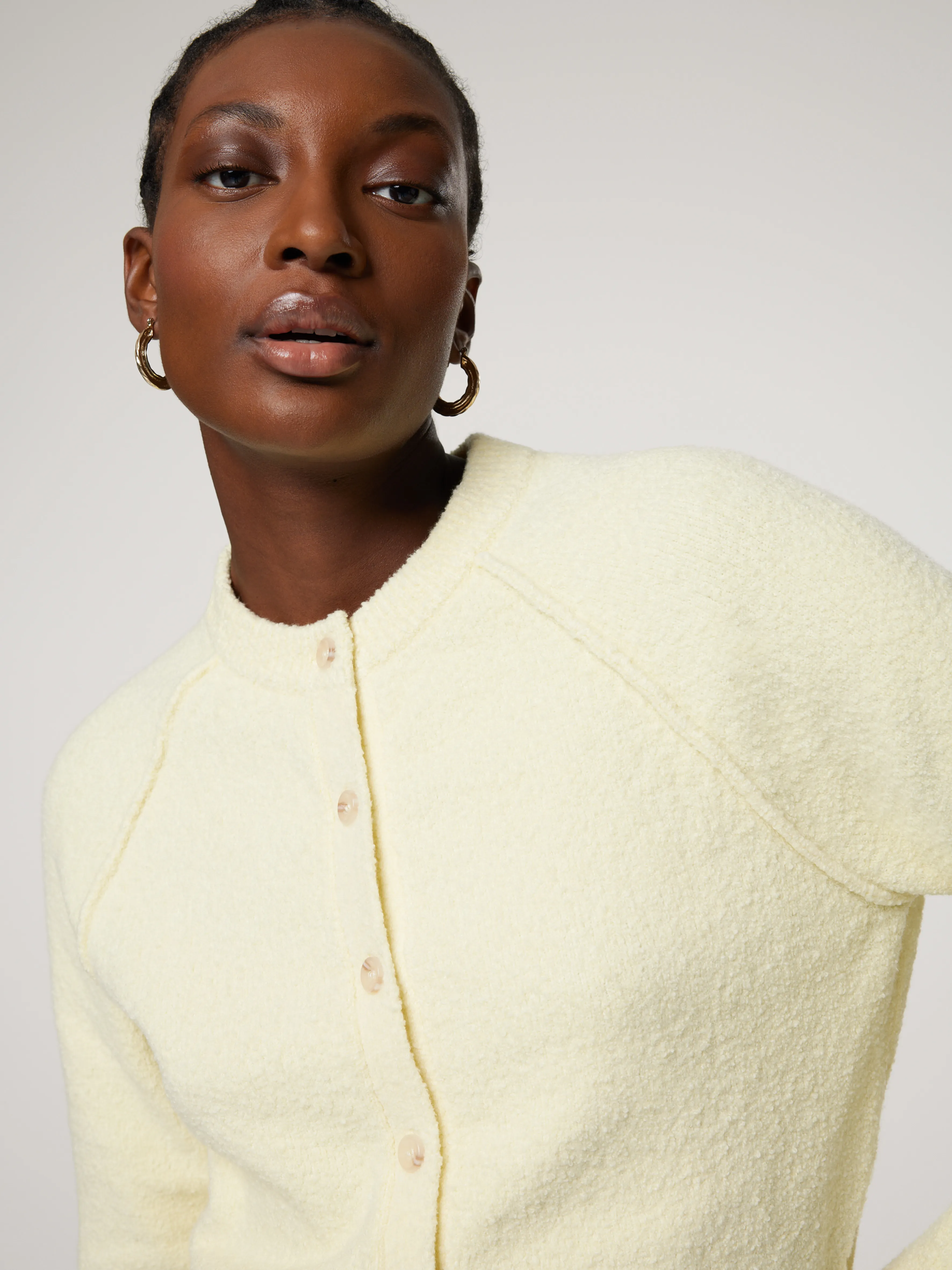 Strickjacke aus Woll-Mix