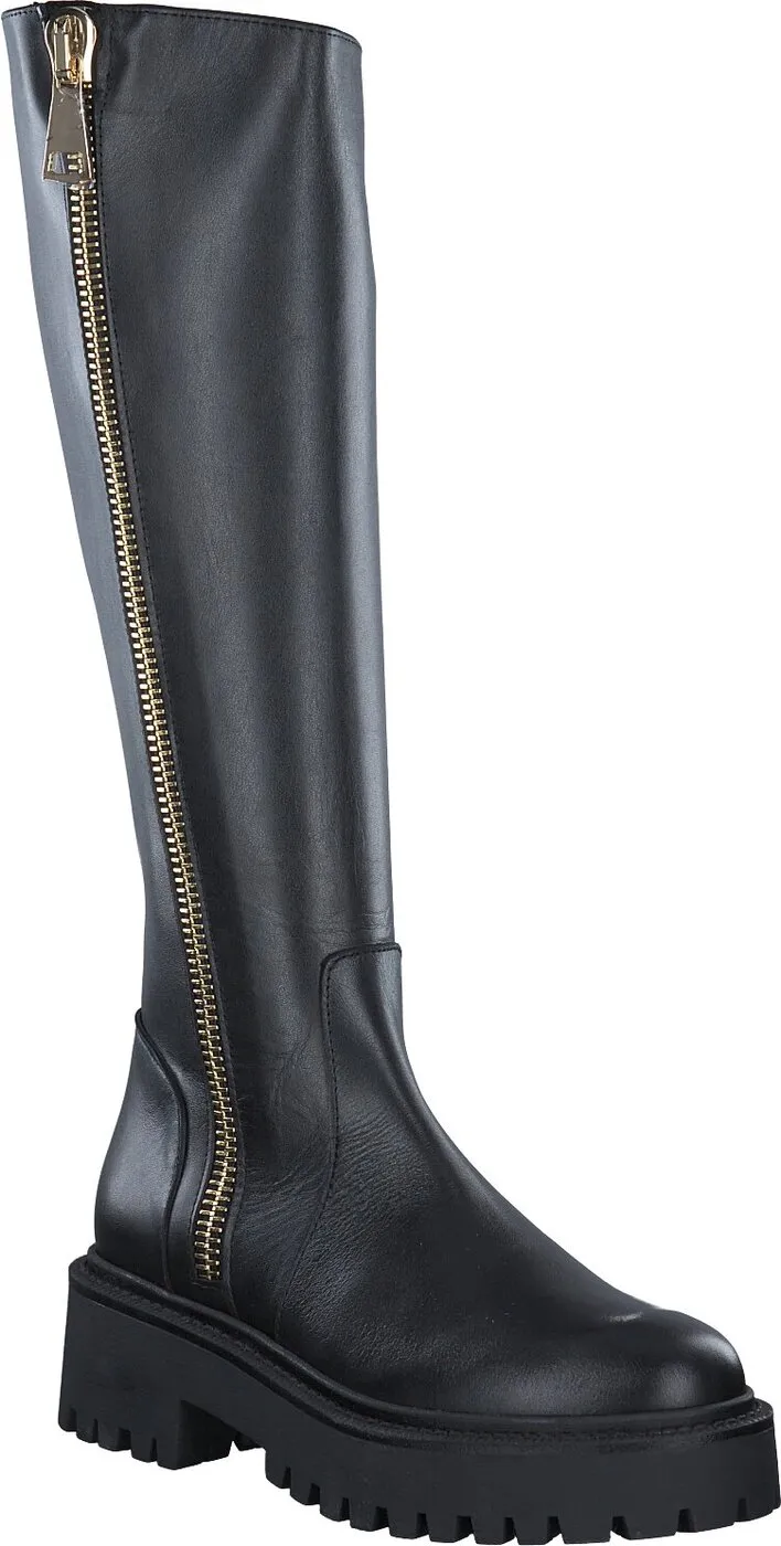 VITELLO Damen-Stiefel aus Leder 190001000013 (Schwarz)