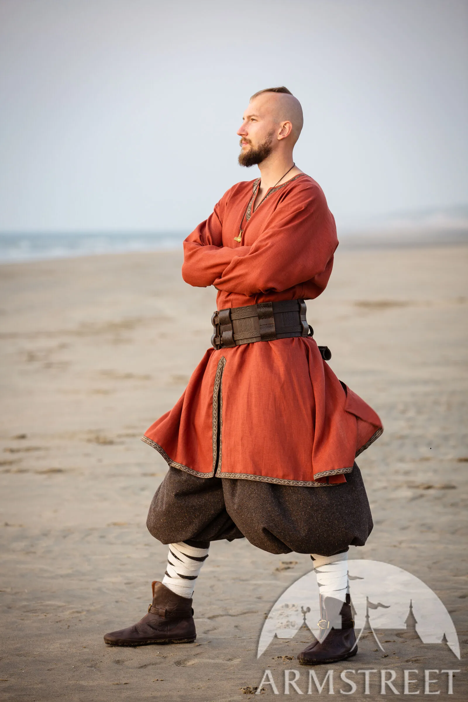 Wikinger Tunika aus Leinen „Erik der Späher“