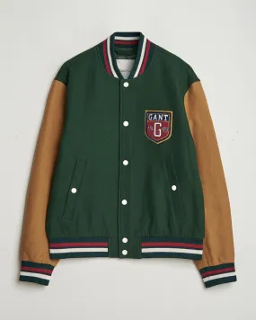 Wool Varisty Jacket Tartan Green